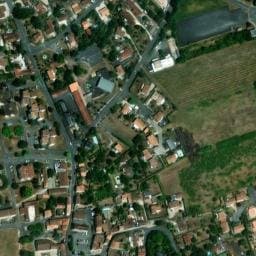 Vue satellite de Aire de camping-car à Roullet-Saint-Estèphe à Roullet-Saint-Estèphe