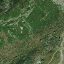 Vue satellite de Refuge du Ruitor à Sainte-Foy-Tarentaise