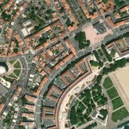 Vue satellite de Parking de l'Église Notre-Dame à Royan