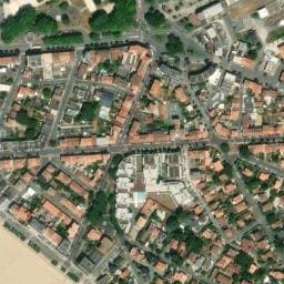 Vue satellite de Parking de l'Europe à Royan