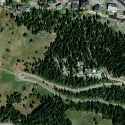 Vue satellite de Camping La Forêt à Montvalezan