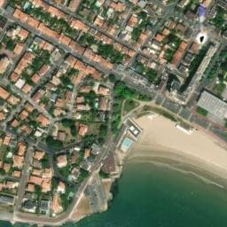Vue satellite de Parking des Congrès à Royan