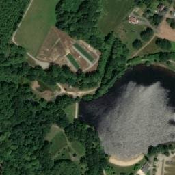 Vue satellite de Camping de l'Espace Hermeline à Bussière-Galant