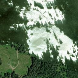 Vue satellite de Chalet communal du Darbelay (ou "de la Cense") à Monthion