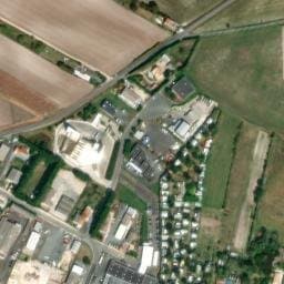 Vue satellite de Camping Les Brandes à Semussac