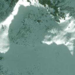 Vue satellite de Cabane des Cornaches à Cevins