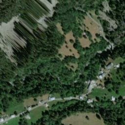 Vue satellite de Fontaine du Crot à Sainte-Foy-Tarentaise