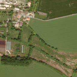 Vue satellite de Camping La Rivière à Semussac