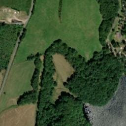 Vue satellite de Camping du lac de Viam à Viam