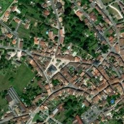 Vue satellite de Aire de services camping-cars de Châteauneuf-sur-Charente à Angeac-Charente