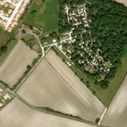 Vue satellite de Camping du bois de la Chasse à Semussac