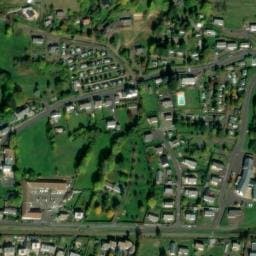 Vue satellite de Camping GCU de la Bourboule à Laqueuille