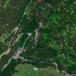 Vue satellite de Cabane de Plan Bérard à Cevins