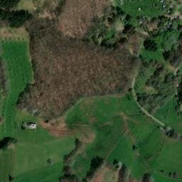 Vue satellite de Roulottes des Monédières à Domps