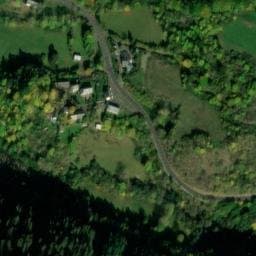 Vue satellite de Aire de Chainage à Laqueuille