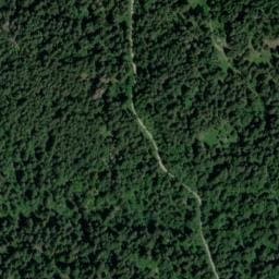 Vue satellite de Côte Raide à Bonvillard