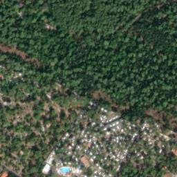 Vue satellite de Camping Paradis le Dauphin à Semussac