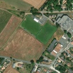 Vue satellite de Camping Le Sorlut à Cozes