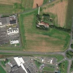Vue satellite de Aire de camping-car à Gémozac à Gémozac