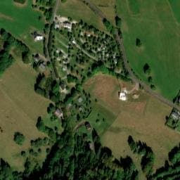 Vue satellite de La Plage Verte à Laqueuille