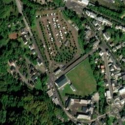 Vue satellite de Aire de camping-car des Crouzets à Laqueuille