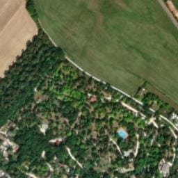 Vue satellite de Les Loges à Semussac