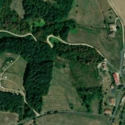 Vue satellite de Camping à La Forie à La Forie