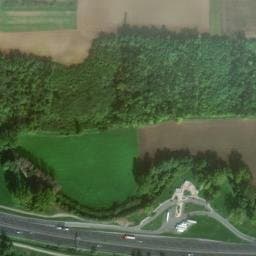 Vue satellite de Aire de Coiranne à Nivolas-Vermelle