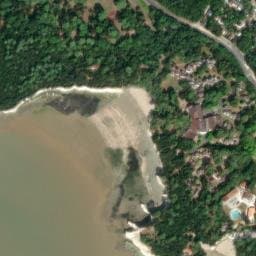 Vue satellite de Camping Les Loges à Meschers-sur-Gironde