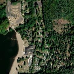 Vue satellite de Domaine du Lac Chambon à Saint-Victor-la-Rivière