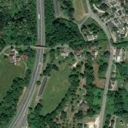 Vue satellite de Camping l'Ambroisière à Aiguebelette-le-Lac