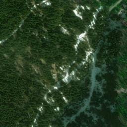 Vue satellite de Abri du pont de Fougère à Cevins