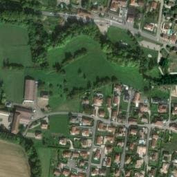 Vue satellite de Aire de stationnement Campings-cars du Pré de Battoir à Cessieu