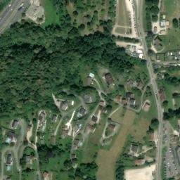 Vue satellite de Aire du Lavaret à Aiguebelette-le-Lac