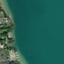 Vue satellite de Camping Robert à Aiguebelette-le-Lac