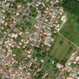 Vue satellite de Parking rue Paul Massy à Meschers-sur-Gironde