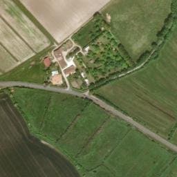 Vue satellite de Camping La Grange à Arces