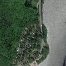 Vue satellite de Camping la Plage à Lestards
