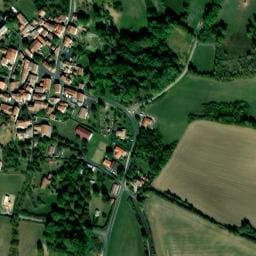 Vue satellite de Camping La Gazelle à Clémensat