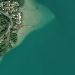 Vue satellite de Camping de l'Arbaz à Aiguebelette-le-Lac