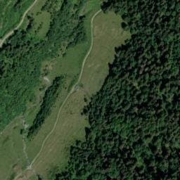 Vue satellite de L'Arbé des Mouches à Rognaix