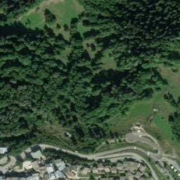 Vue satellite de Camping Caravaneige Montchavin à Landry