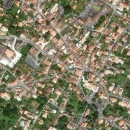 Vue satellite de Parking rue du Breuil à Meschers-sur-Gironde