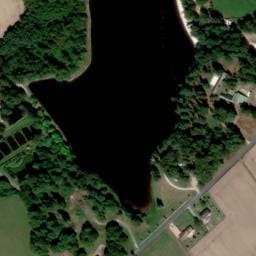 Vue satellite de Grand Étang Saint-Saud-Lacoussière à Champs-Romain