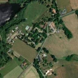 Vue satellite de Camping Les Vigères à Le Chalard