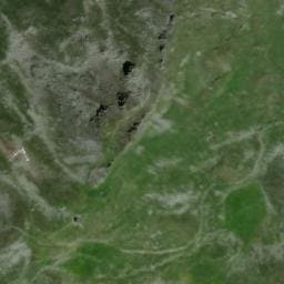 Vue satellite de Refuge de Turia à Villaroger