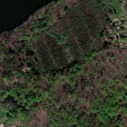Vue satellite de Camping à La Coquille à La Coquille