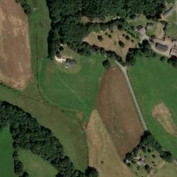 Vue satellite de Aire naturelle de la grange du Bos à Ussel