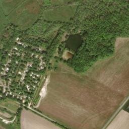 Vue satellite de Camping Fleurs des Champs à Arces