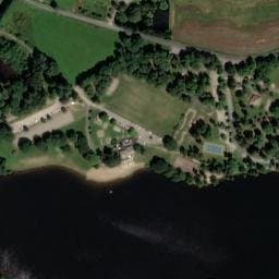 Vue satellite de Camping de Ponty à Ussel